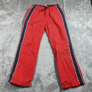 Vintage Abercrombie Fitch Track Pants Mens XS Red Blue Striped Jogger Skater Y2K